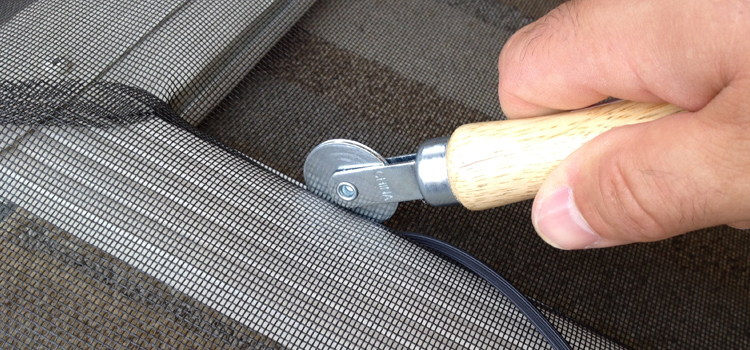 metal screen door repair in Lathrop